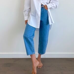 Levi's Straight Leg Jeans in Medium Blue